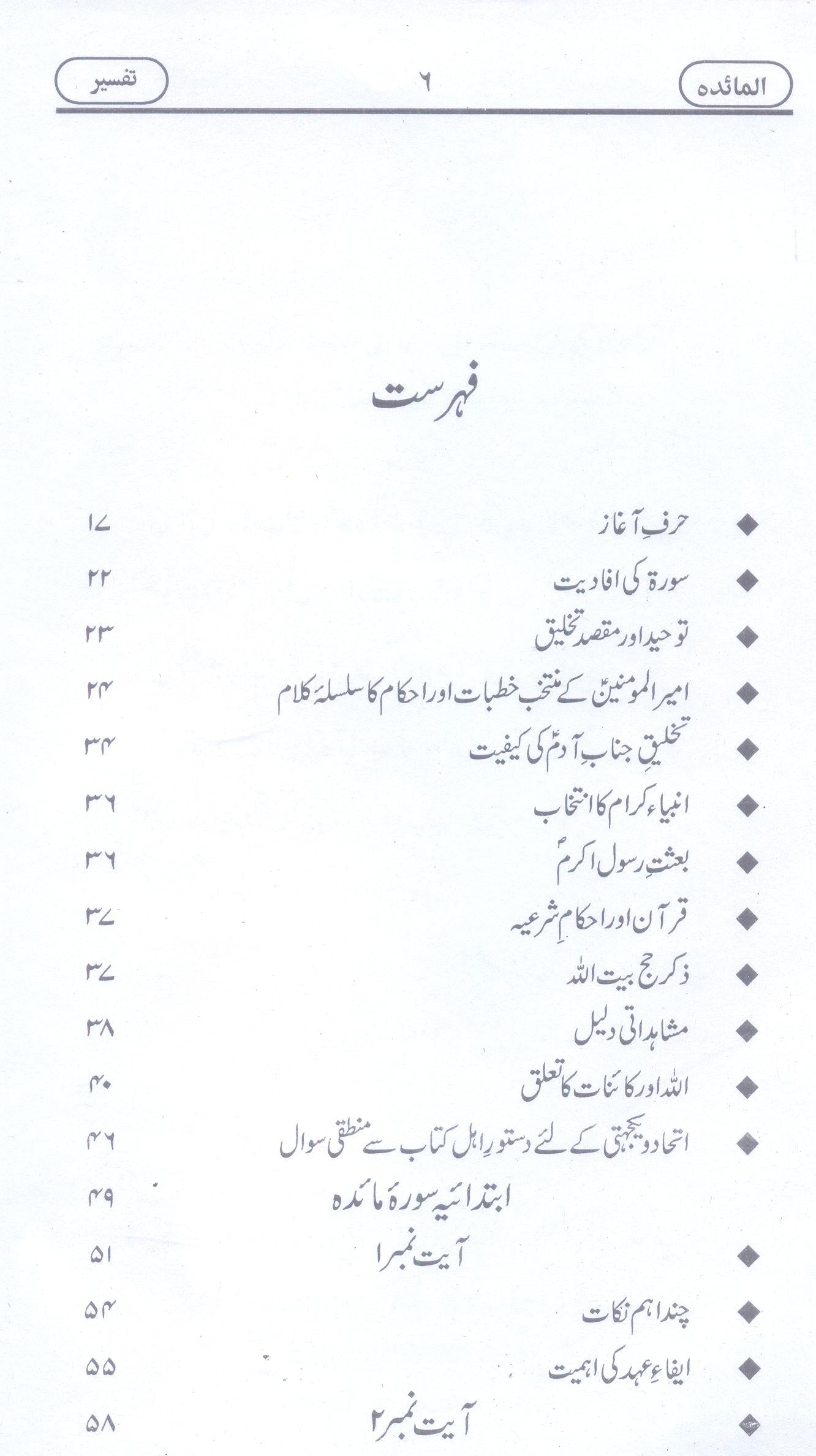 Al Maedah | المائدہ