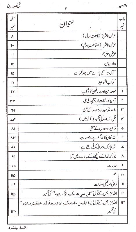 Al Tauheed | التوحید