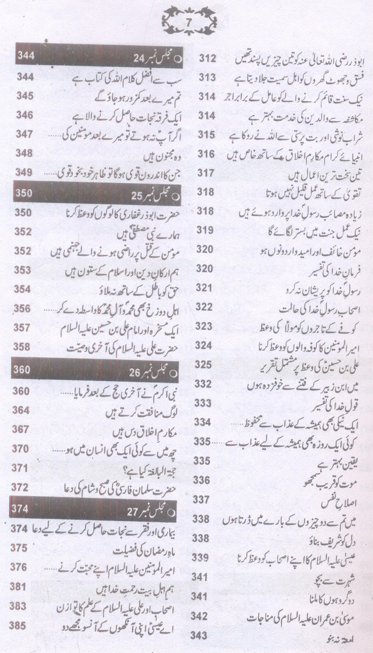 Amaali Shiekh Mufeed | امالی شیخ مفید