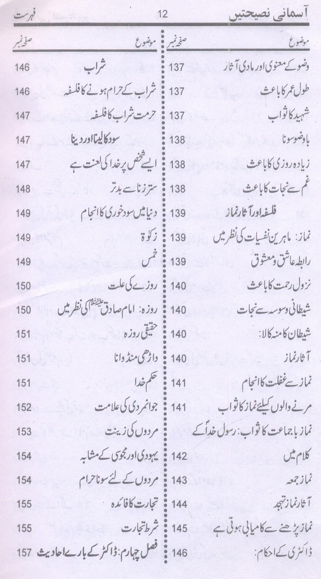 Asmani Nasehatain | آسمانی نصیحتیں