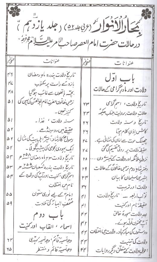 Bahar ul Anwar Part 11 | بحار الانوار جلد 11