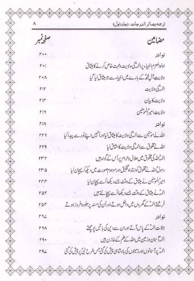 Basairul Darjaat Part Set of 2 | بصائر الدرجات 1 ، 2 سیٹ