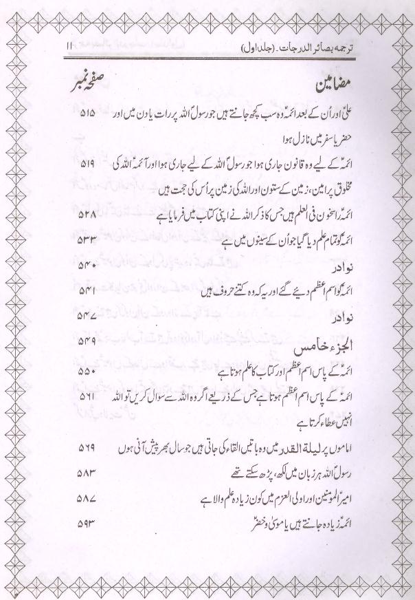 Basairul Darjaat Part Set of 2 | بصائر الدرجات 1 ، 2 سیٹ