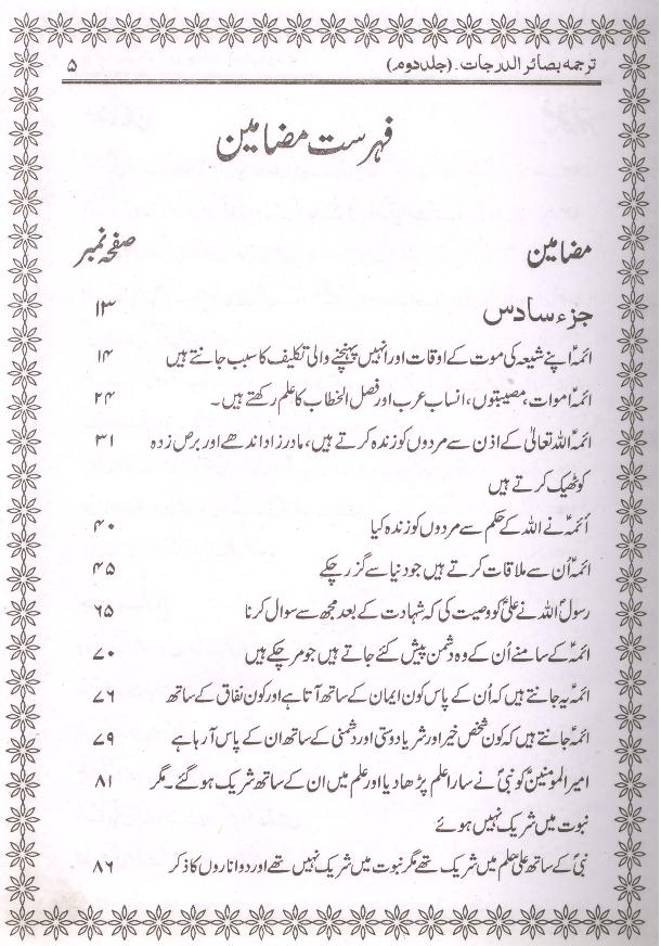 Basairul Darjaat Part Set of 2 | بصائر الدرجات 1 ، 2 سیٹ