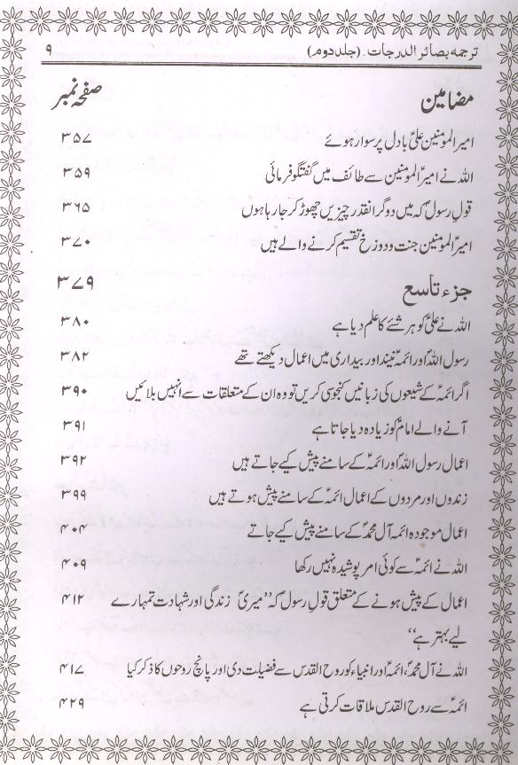 Basairul Darjaat Part Set of 2 | بصائر الدرجات 1 ، 2 سیٹ