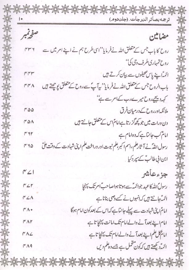 Basairul Darjaat Part Set of 2 | بصائر الدرجات 1 ، 2 سیٹ