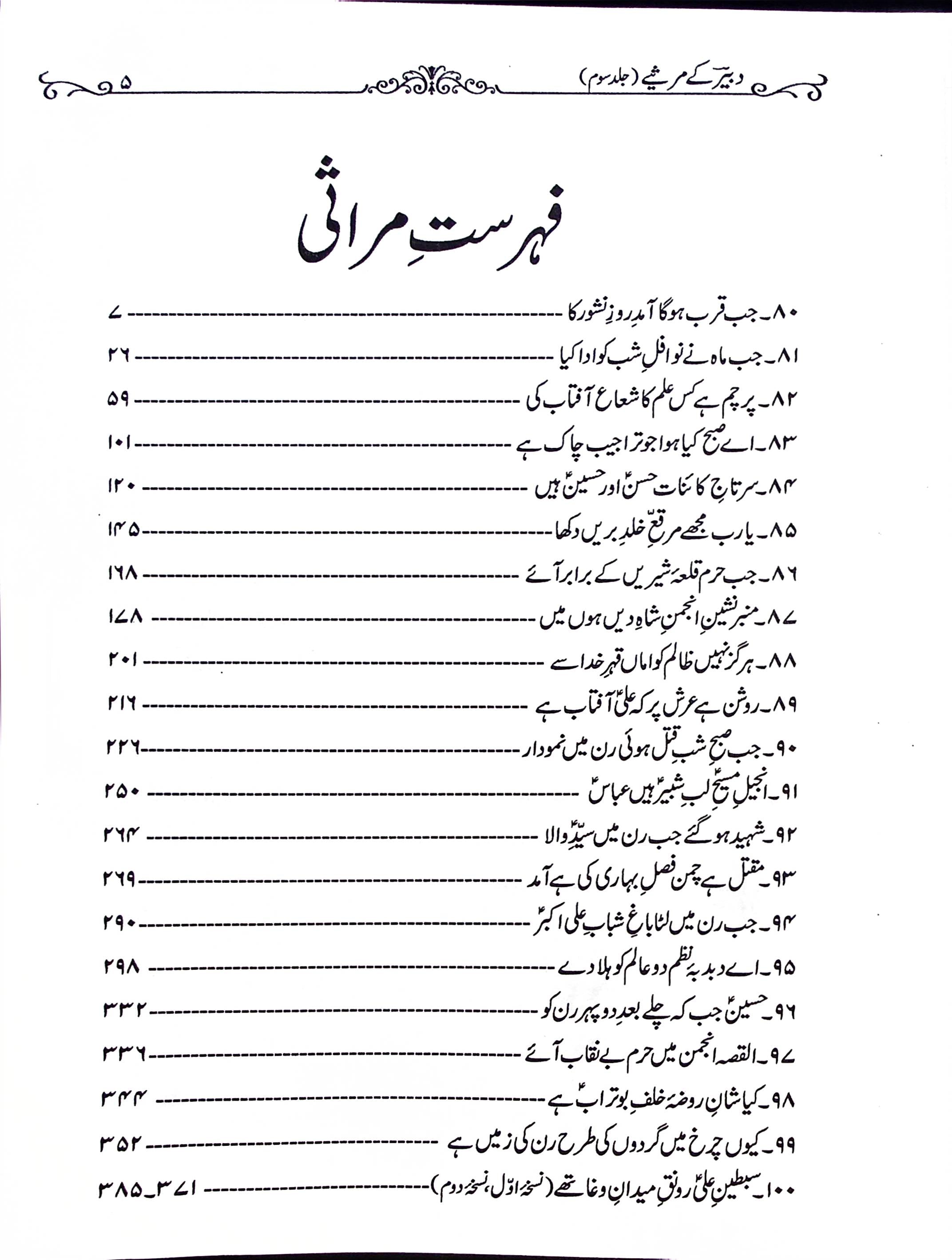 Dabeer ky Marsiye Part 3 | دبیر کے مرثیے جلد 3