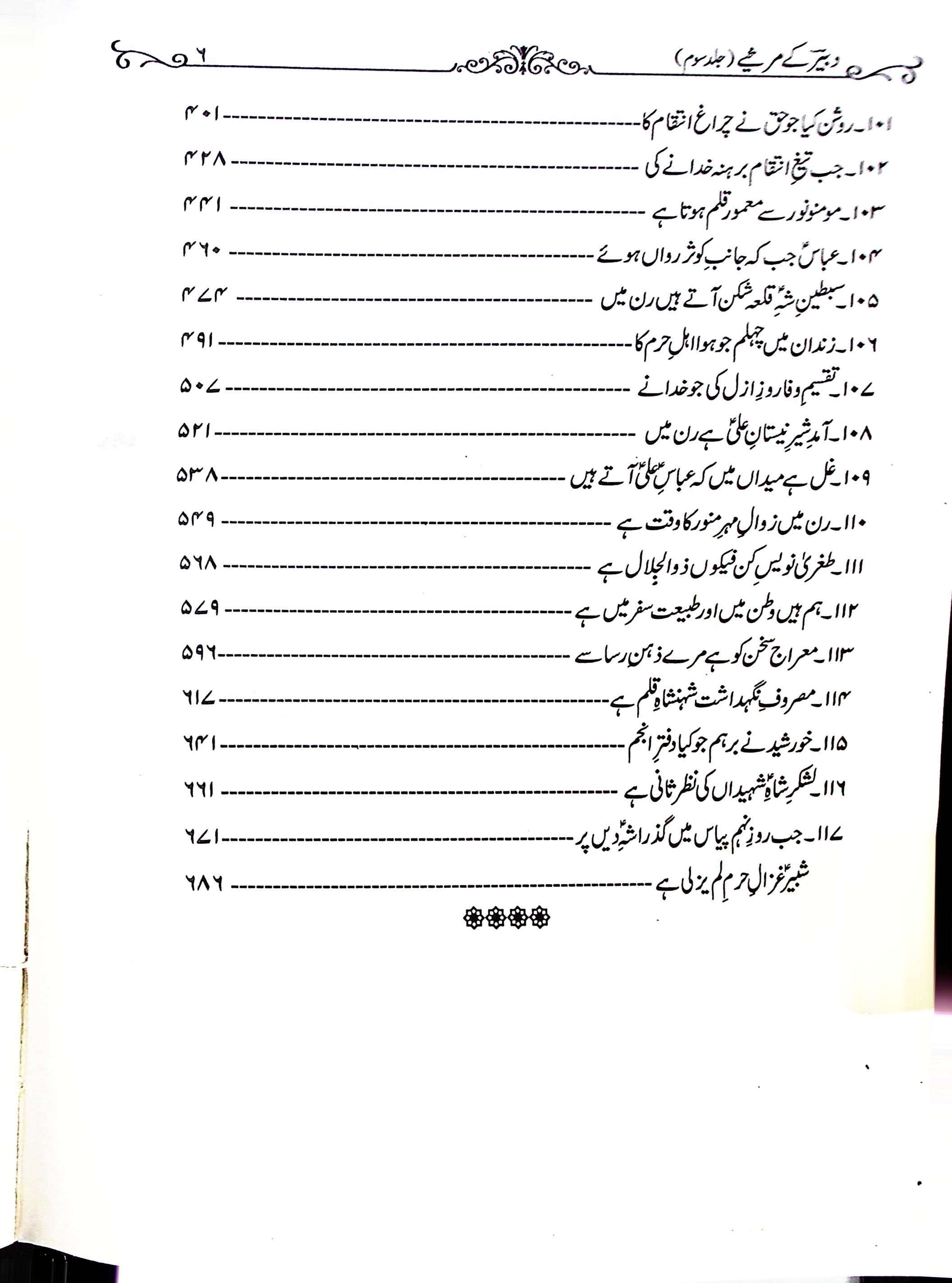 Dabeer ky Marsiye Part 3 | دبیر کے مرثیے جلد 3