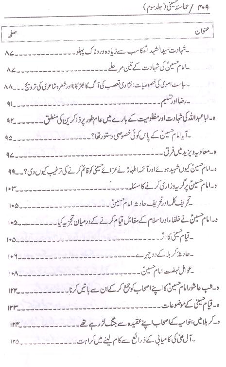 Hamasa e Hussaini | حماسہ حسینی ( محمد علی )۔