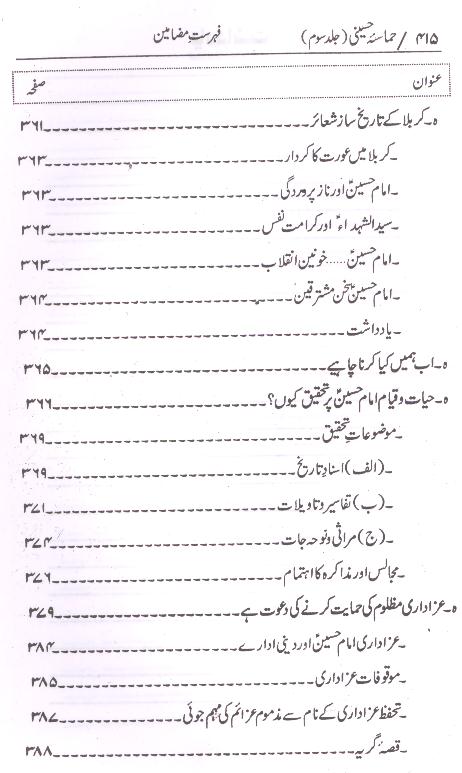 Hamasa e Hussaini | حماسہ حسینی ( محمد علی )۔
