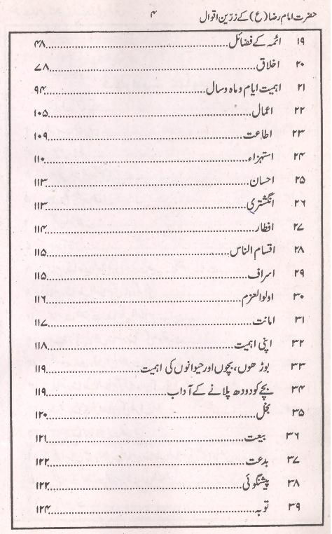 Hazrat Imam Ali Raza as kay Zareen Aqwal | حضرت امام علی رضا کے زرّین اقوال