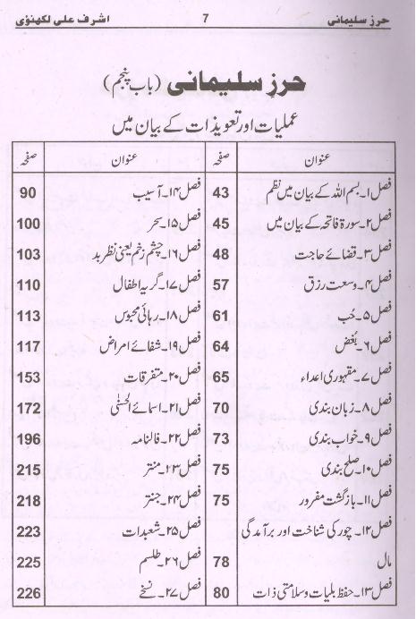 Hirz e Sulemani | حرز سلیمانی
