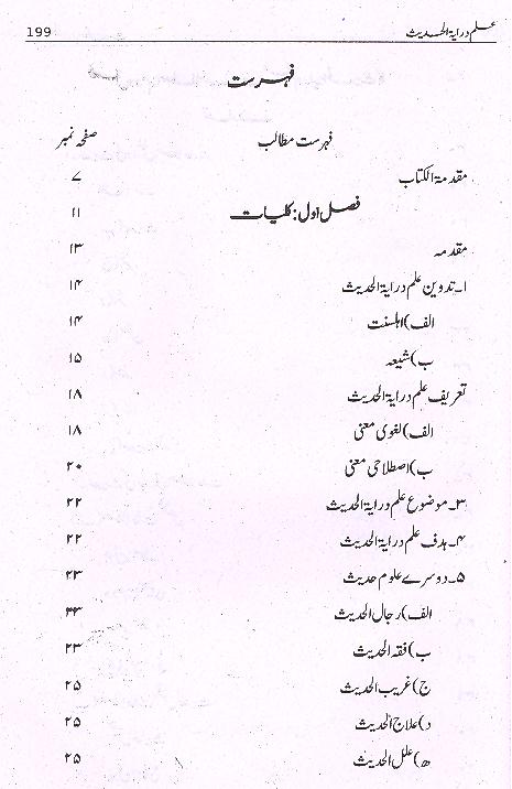 Ilam Dar Rayatul Hadees | علم درایۃ الحدیث