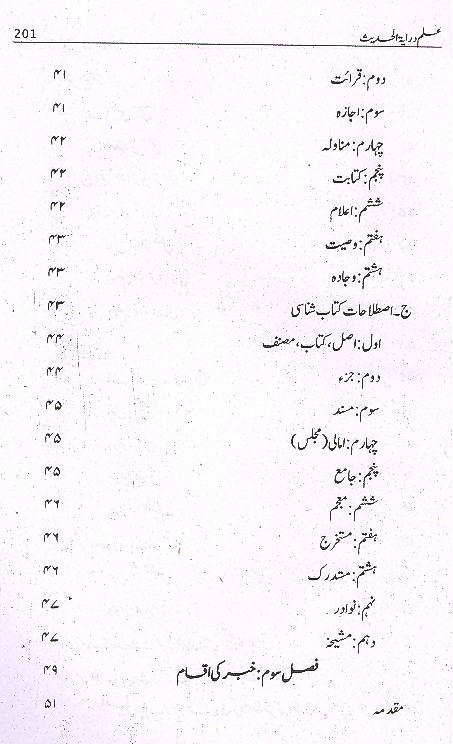 Ilam Dar Rayatul Hadees | علم درایۃ الحدیث