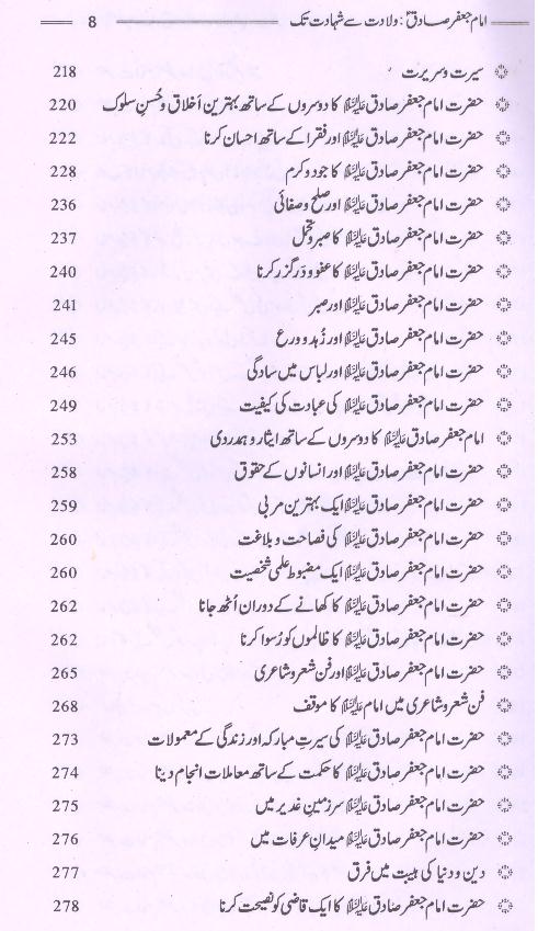 Imam Jaffar e  Saqid as  Wiladat say  Shahadat | امام جعفر صادق ولادت سے شہادت تک