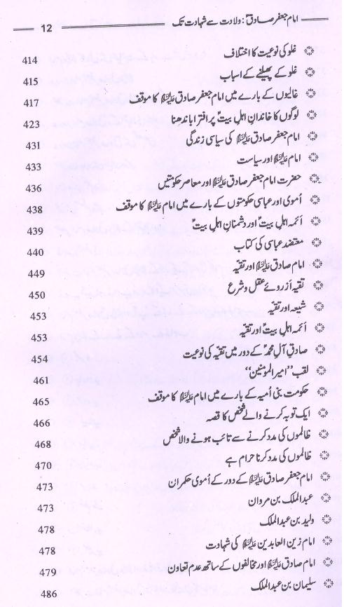 Imam Jaffar e  Saqid as  Wiladat say  Shahadat | امام جعفر صادق ولادت سے شہادت تک