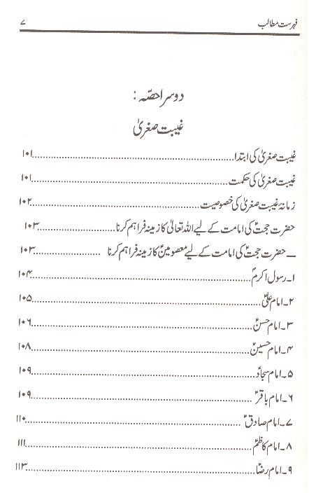 Imamat or Ghaibat | امامت اور غیبت