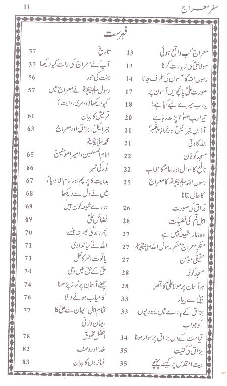 Israrul Mairaj | اسرار المعراج