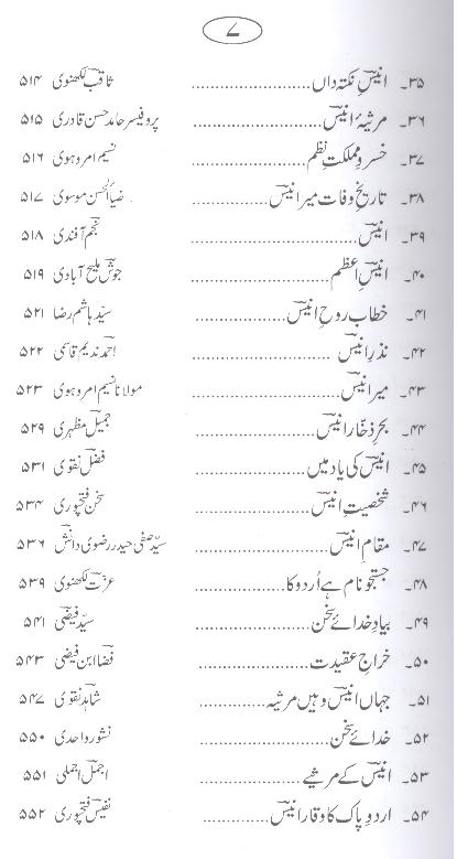 Mir Anees | میر انیس