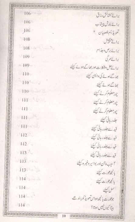 Mujarrab Taveezat o Amliyat | مجرب تعویذات و عملیات