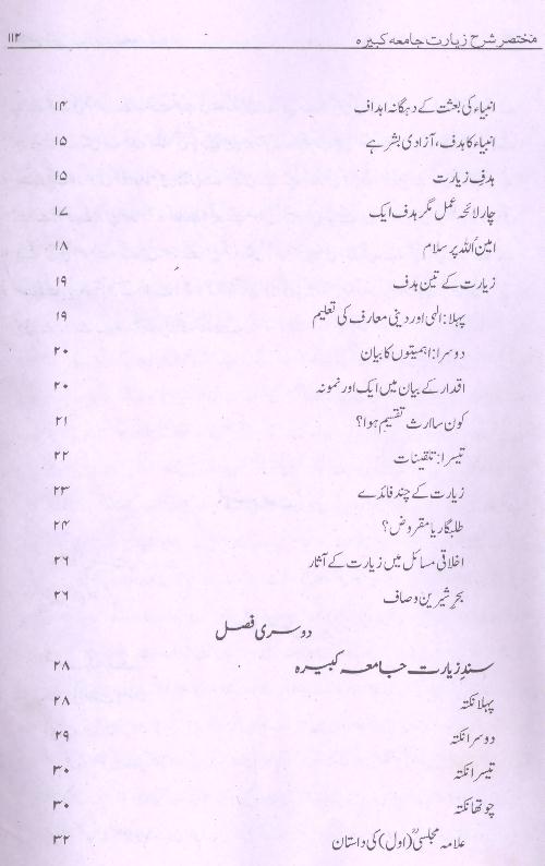 Mukhtasir Shara Ziarat e Jamia Kabeera | مختصر شرح زیارت جامعہ کبیرہ