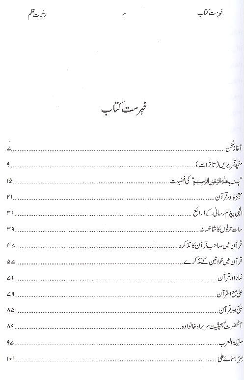 Rashaat e Qalam | رشحات قلم