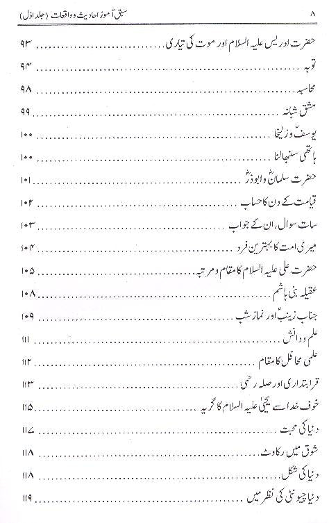 Sabaq Amooz Ahadees o Waqiyat Part 1 | 1سبق آموز احادیث اور واقعات