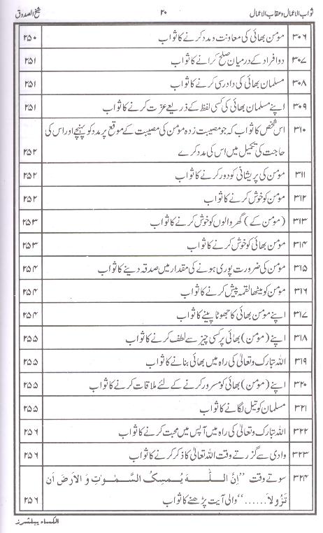 Sawab ul Amaal o Aqab ul Amaal | ثواب الاعمال و عقاب الاعمال