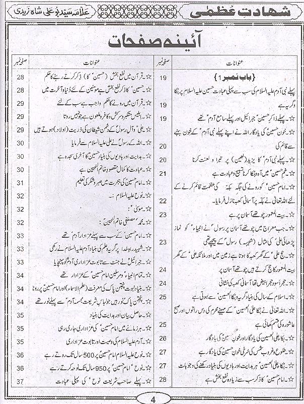 Shahadat e Uzma | شہادت عظمی