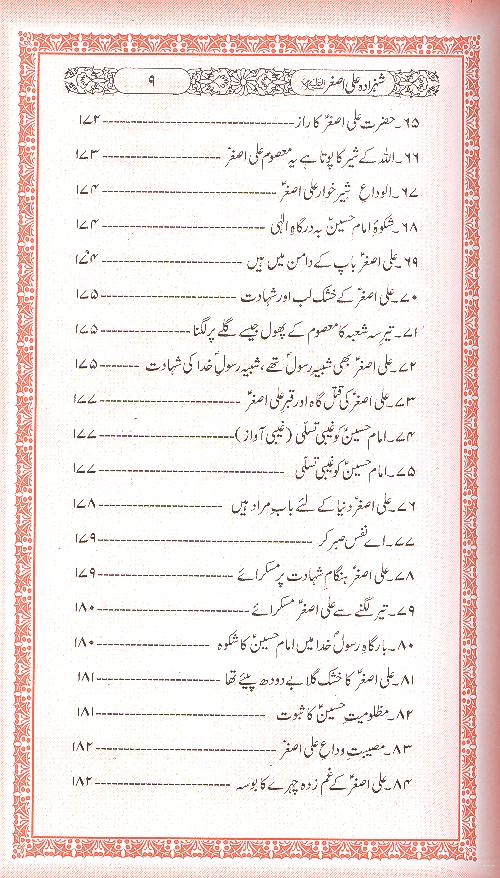 Shehzada Ali Asgher as | شہزادہ علی اصغر ع