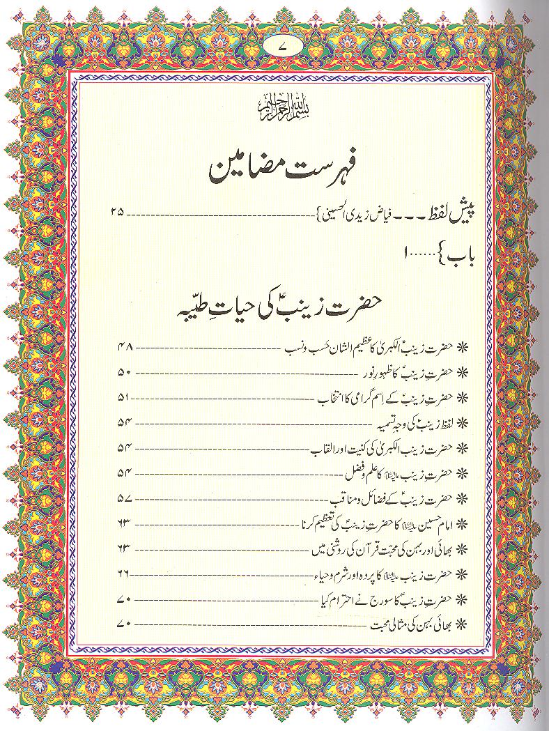 Hayat e Tayyaba Shehzadi Zainab sa | حیات طیبہ شہزادی زینب