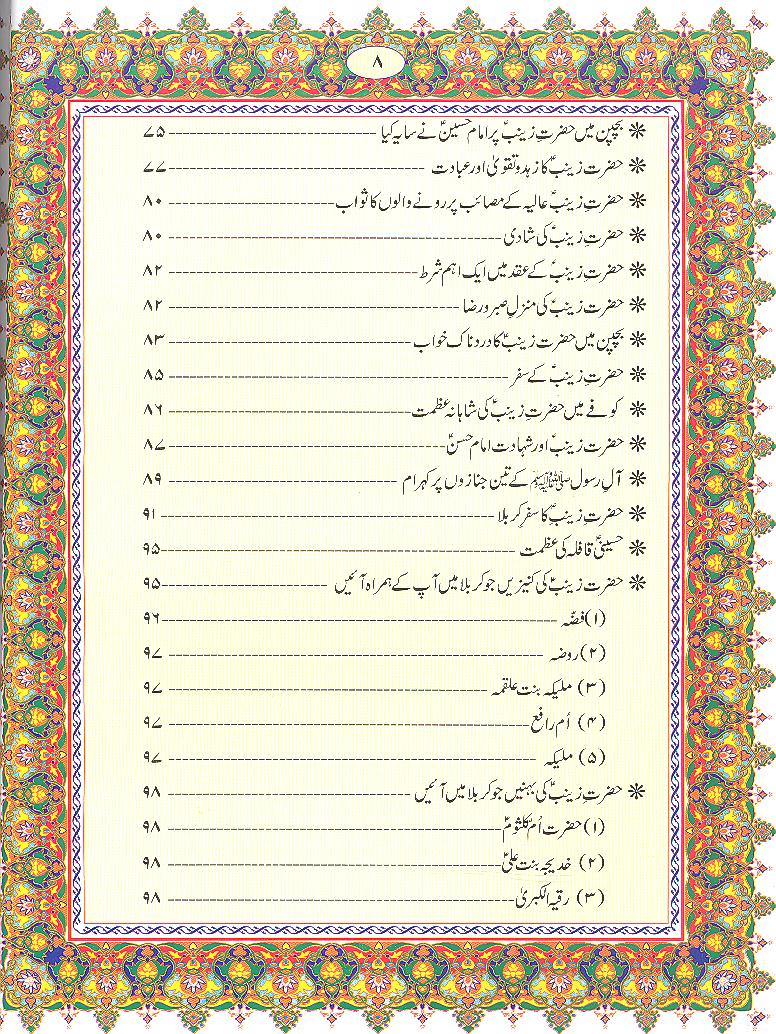 Hayat e Tayyaba Shehzadi Zainab sa | حیات طیبہ شہزادی زینب