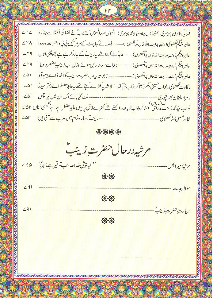 Hayat e Tayyaba Shehzadi Zainab sa | حیات طیبہ شہزادی زینب