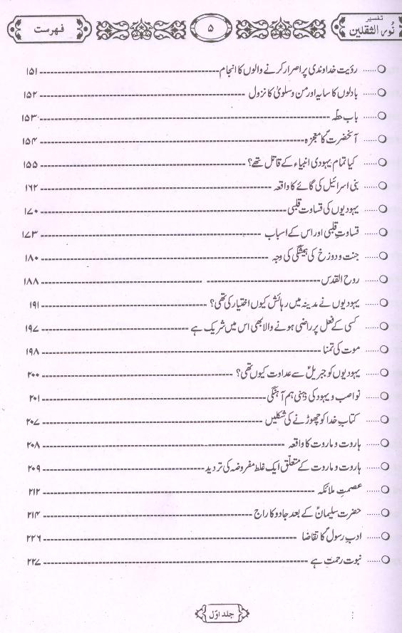 Tafseer Noor ul Saqlain Part 1 | 1تفسیر نور الثقلین