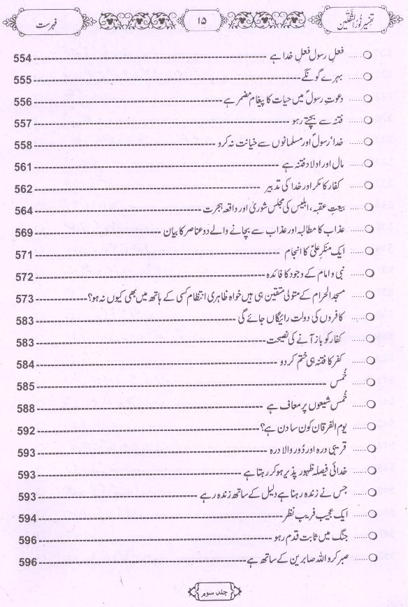 Tafseer Noor ul Saqlain Part 3 | 3 تفسیر نور الثقلین