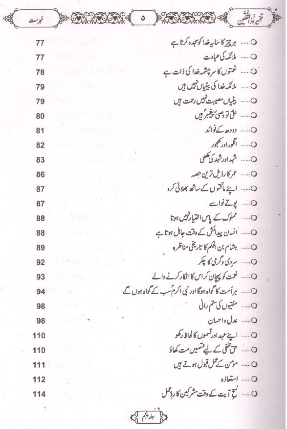 Tafseer Noor ul Saqlain Part 5 | 5 تفسیر نور الثقلین