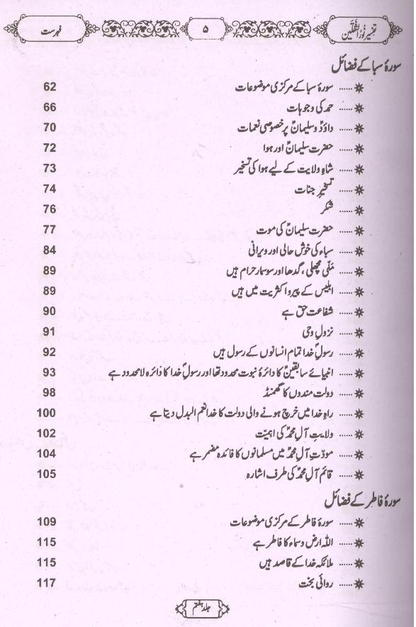 Tafseer Noor ul Saqlain Part 7 | 7تفسیر نور الثقلین
