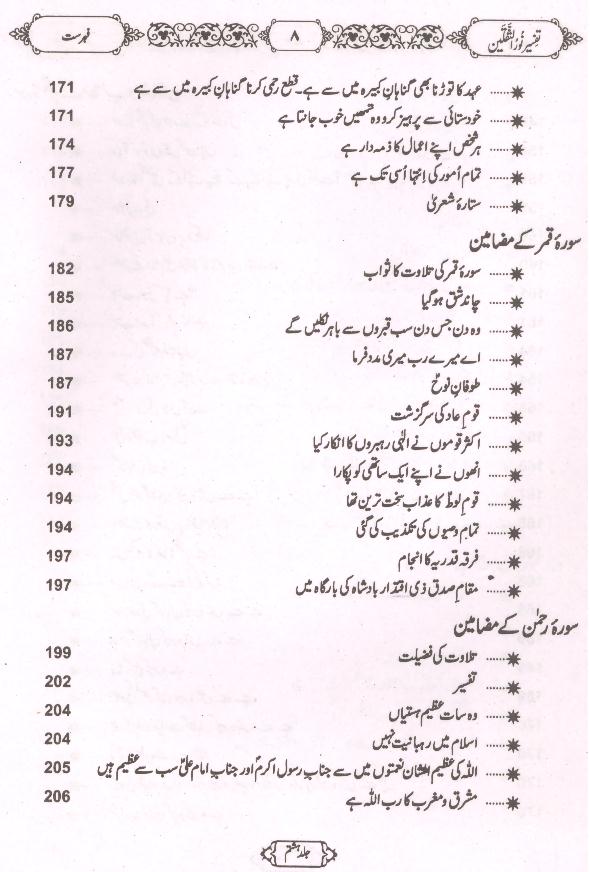 Tafseer Noor ul Saqlain Part 8 | 8تفسیر نور الثقلین