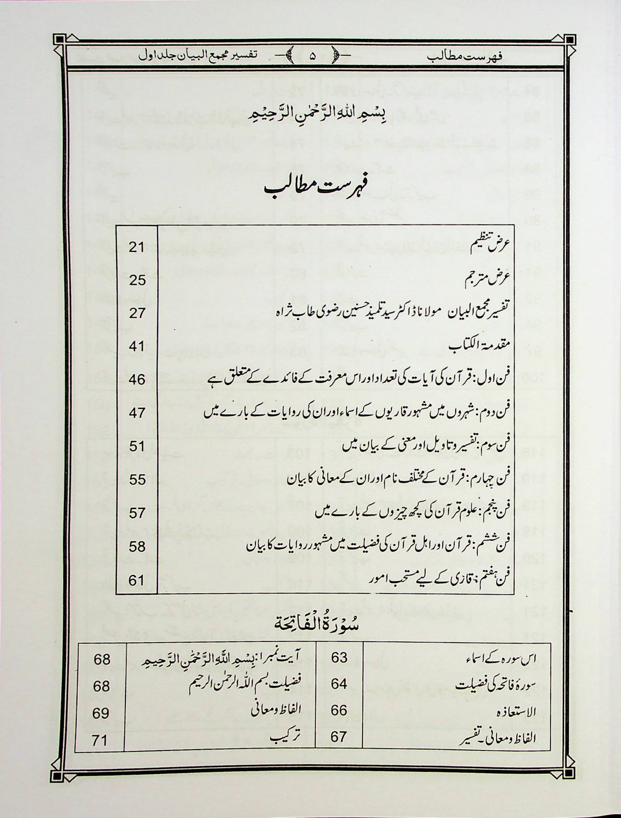Tafseer e Majmaul Bayan Part 1 | تفسیر مجمع البیان جلد اول