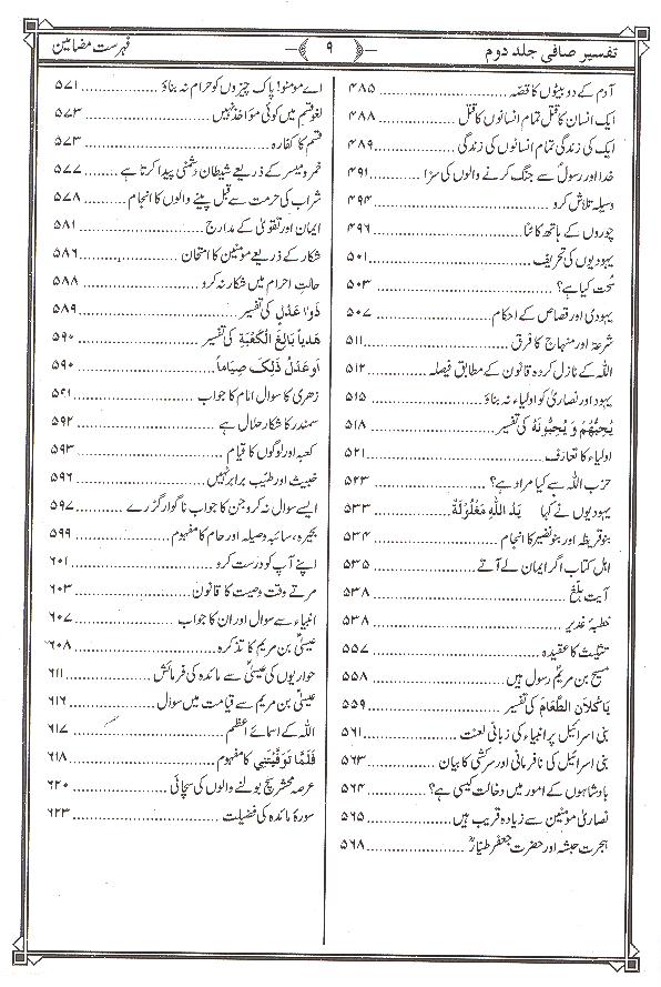 Tafseer e Safi Part 2 || 2تفسیر صافی