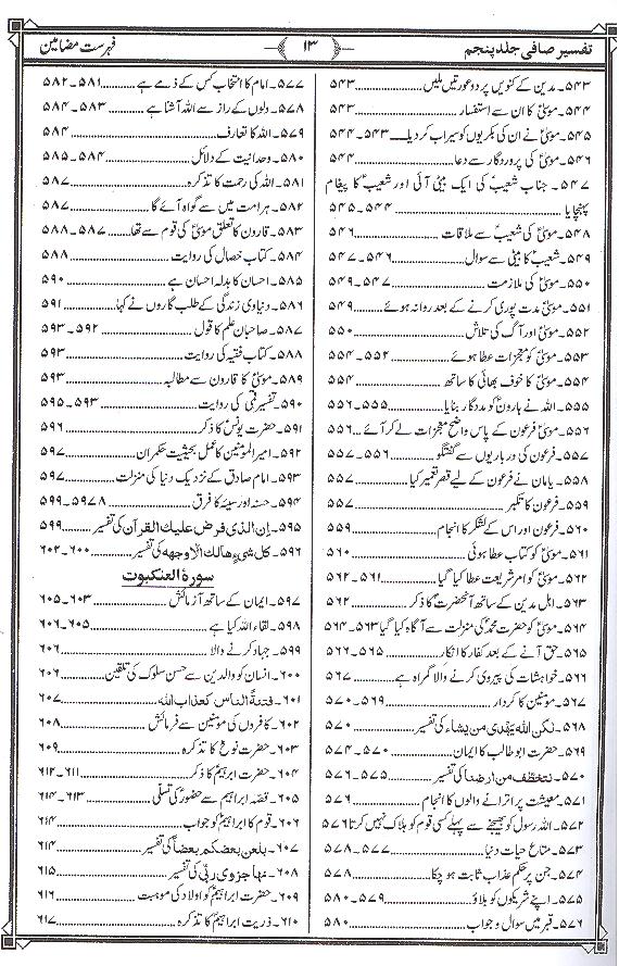 Tafseer e Safi Part 5 | 5 تفسیر صافی