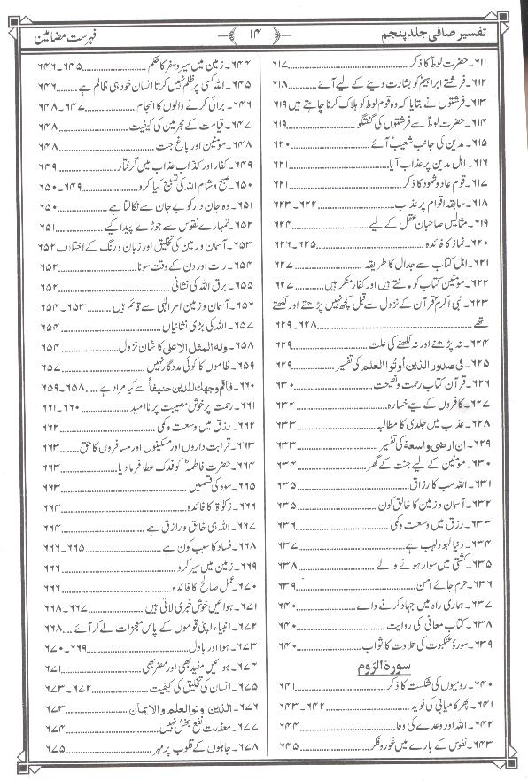 Tafseer e Safi Part 5 | 5 تفسیر صافی