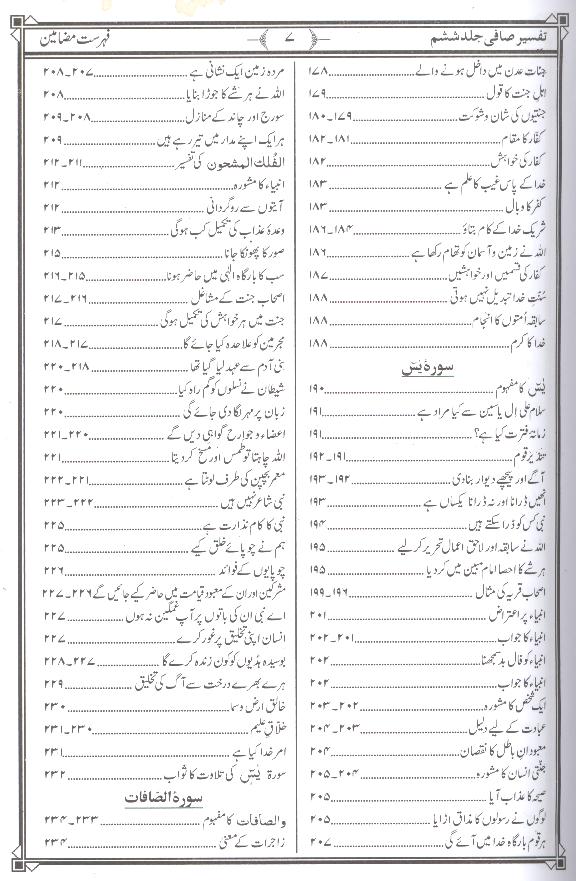 Tafseer e Safi Part 6 | 6 تفسیر صافی