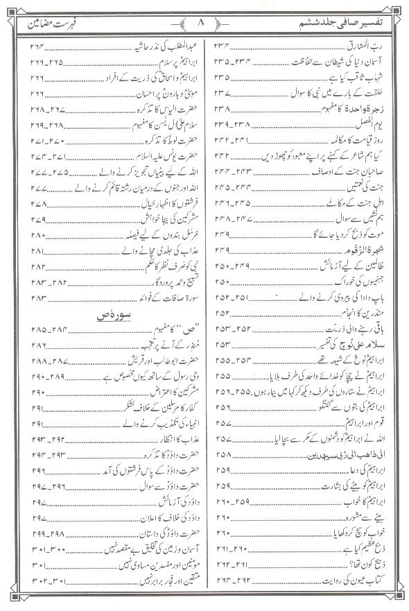 Tafseer e Safi Part 6 | 6 تفسیر صافی