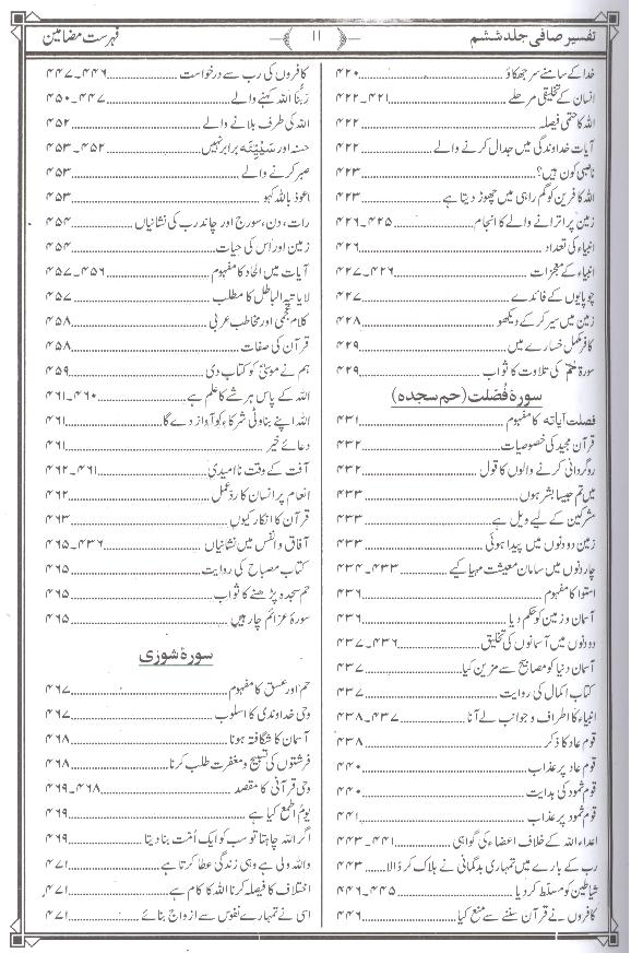 Tafseer e Safi Part 6 | 6 تفسیر صافی