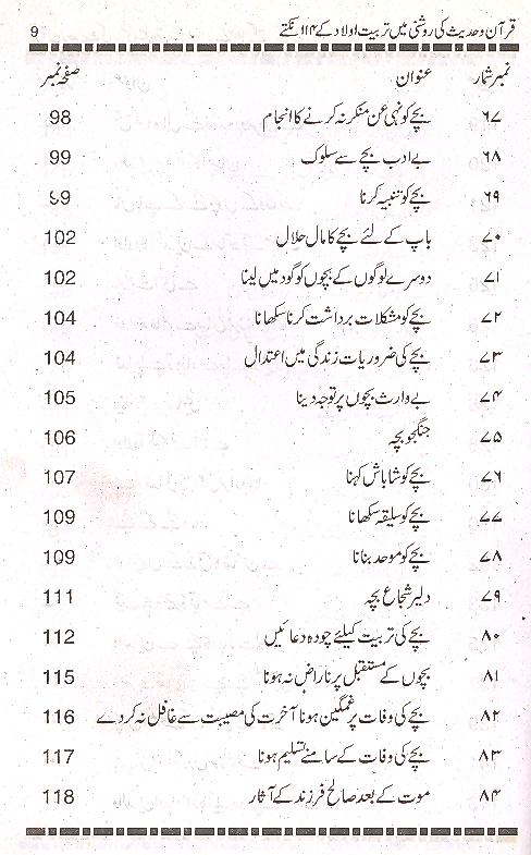 Tarbiat e Aulad ky 114 Nuktay | تربیتِ اولاد کے 114 نقطے