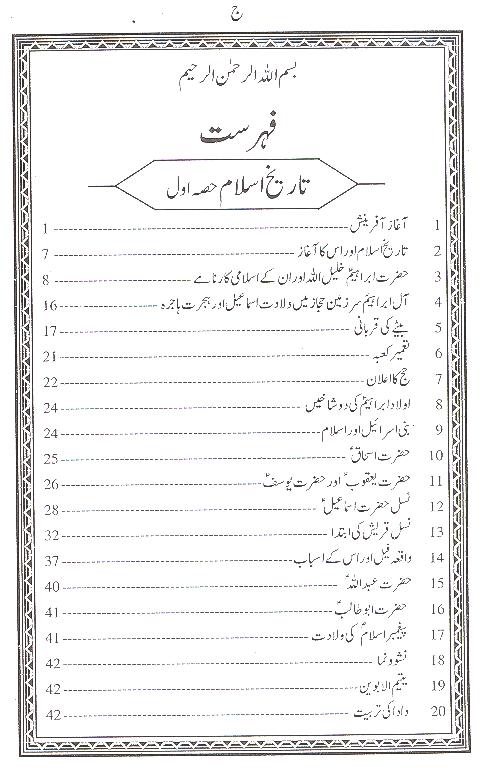 Tareekh e Islam 1 | 1 تاریخ اسلام