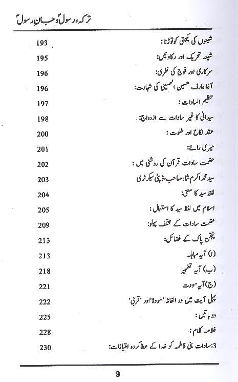 Tarka e Rasool o Jaan e Rasool | ترکہ رسول و جان رسول