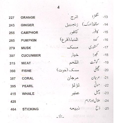 Tibe Nabvi Part 2 Book Table of Content