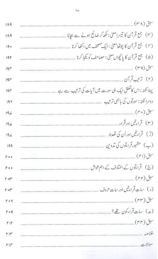 Uloom al Quran | علوم القرآن